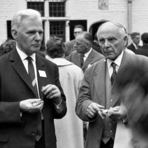The 3rd European Folklore Conference in Bruxelles, Ghent and, Bokrijk, Belgium, 9 to 14 September 1962, Dr. Pieter Jacob MEERTENS (Amsterdam), and Prof. Dr. Sigurd Erixon (Stockholm).